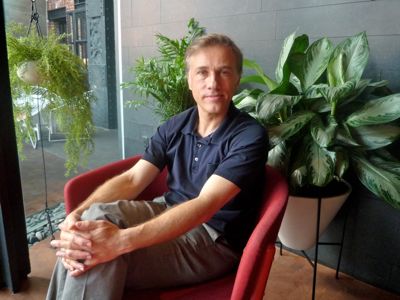christoph waltz oscar. Christoph Waltz at New York#39;s